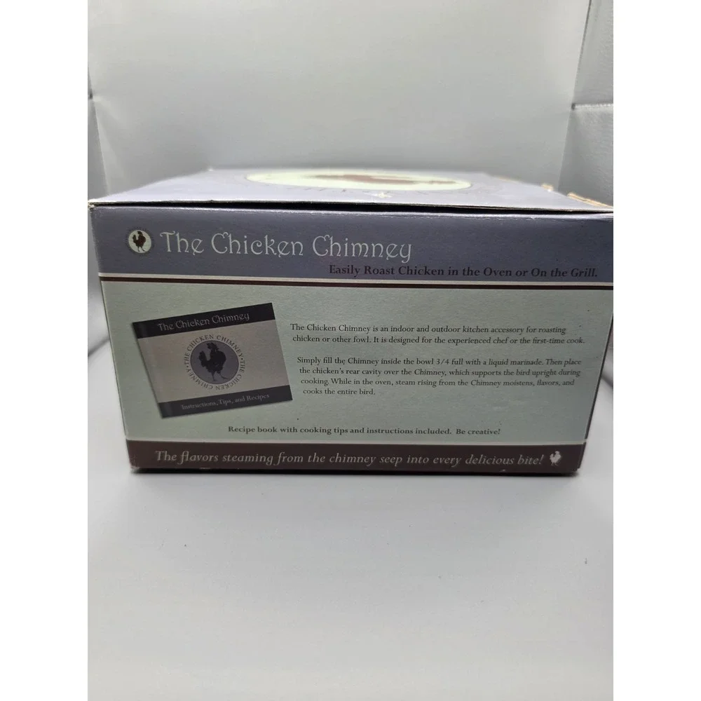 The Chicken Chimney Simonton Ceramic Chicken Roaster Oven Grill Thailand w/ Box